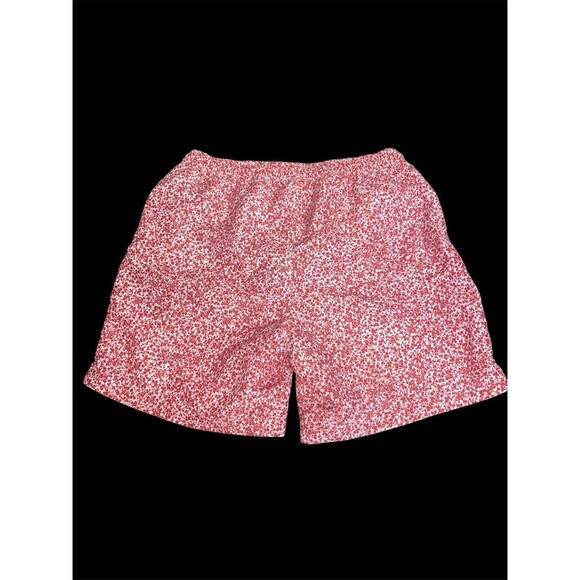 Michael Kors Men’s Swimming Trunks Red & White Splatter Size Medium MK - Picture 2 of 2